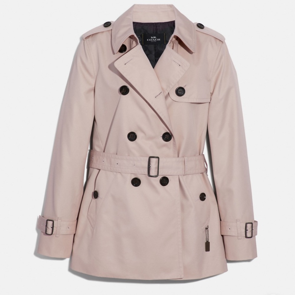 COACH Short Trench Coat